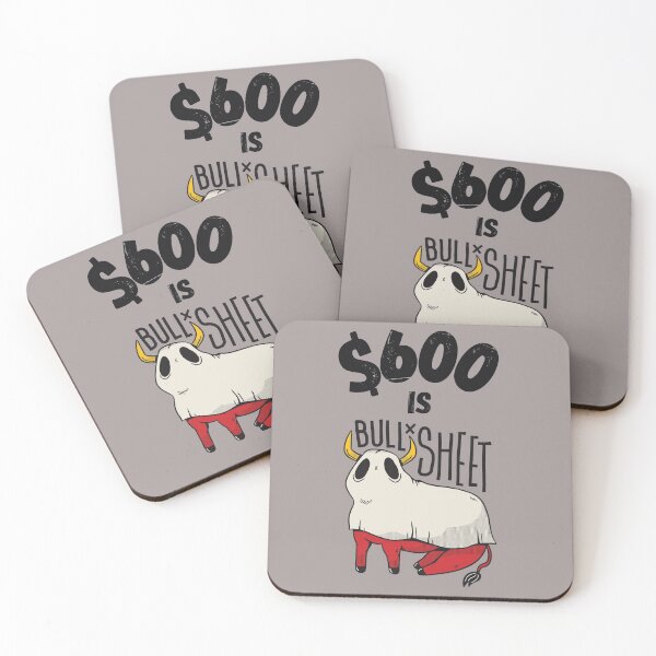 Item preview, $600 IS BULLSHEET PANDEMIC RELIEF PLAN TOO TOO LATE  designed and sold by dubcee.