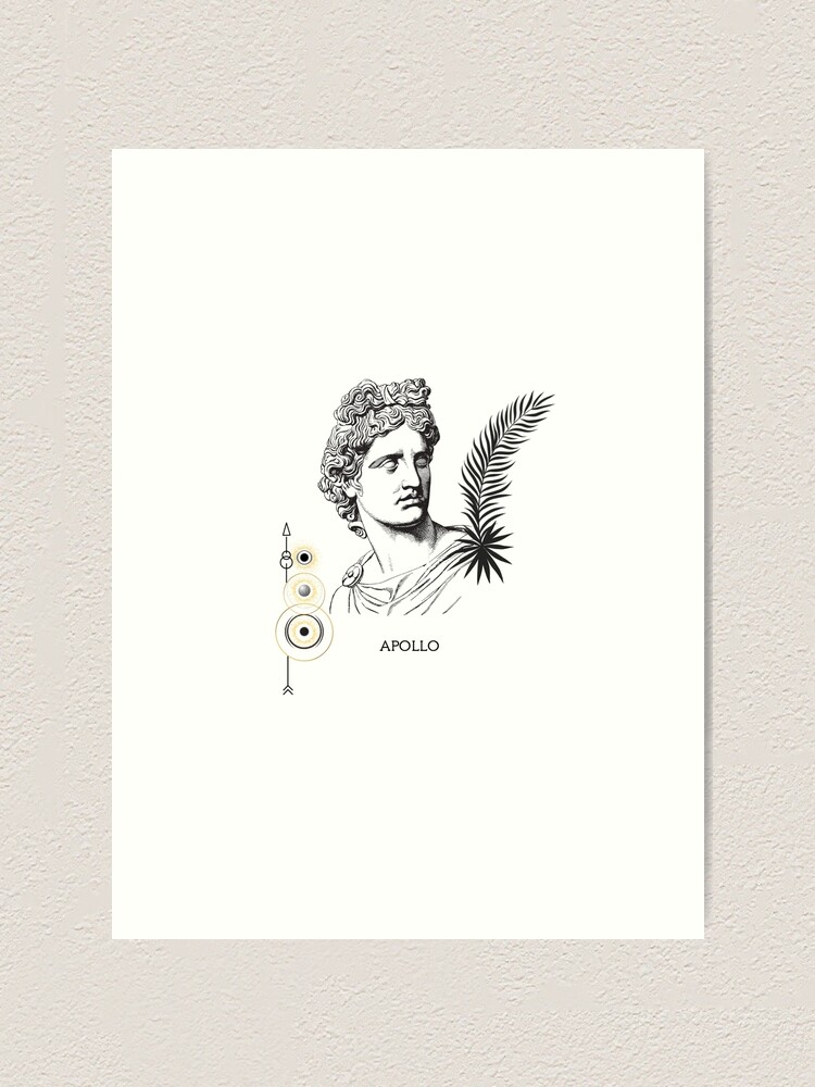"Illustration Ancient Greek Gods,Apollo,Greek mythology,tshirt