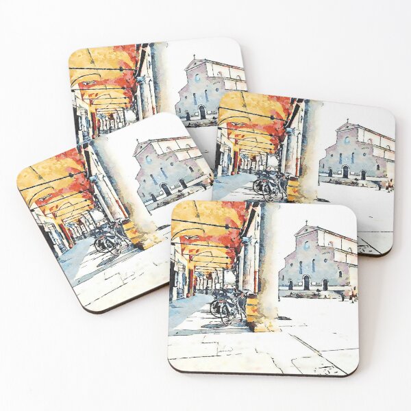 Item preview, Bicycles on the arcades designed and sold by Giuseppe Cocco.