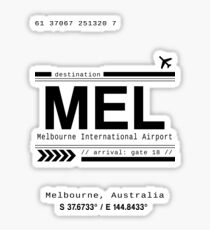 Melbourne, Australia International Airport Print Sticker