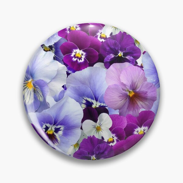 Item preview, Purple & Blue Pansy designed and sold by snarlingbunny.