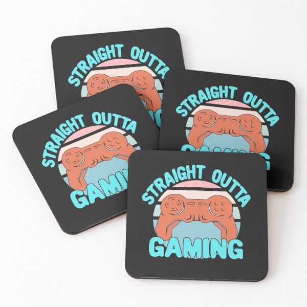 Item preview, Straight Outta Gaming, Controller - Vintage Light Blue designed and sold by Chubuter.