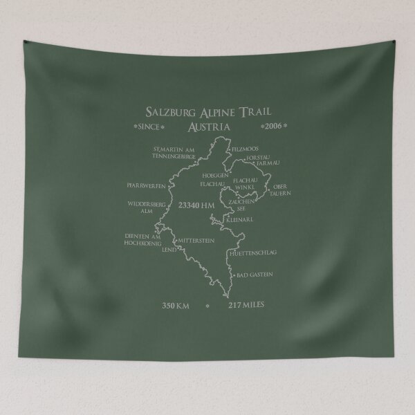 Item preview, Salzburger Alpine Trail Austria designed and sold by CreaVisArt.