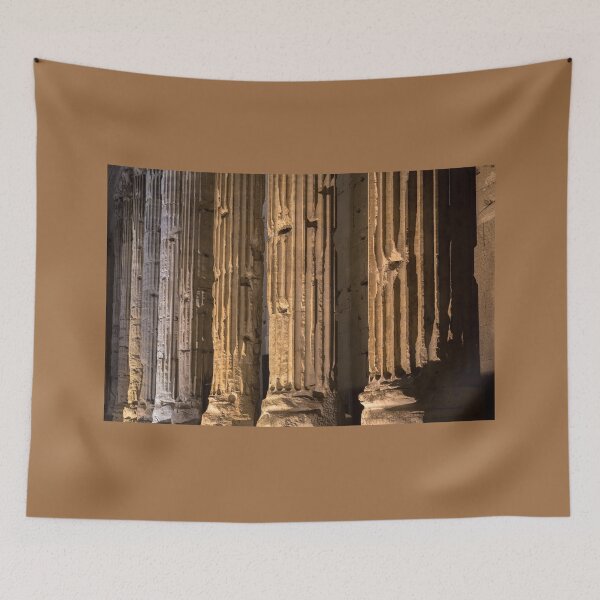 Item preview, Detail of illuminated column architecture of Pantheon by night, Rome - Italy designed and sold by Paolo Modena Photography    -   Fine Italian Art.