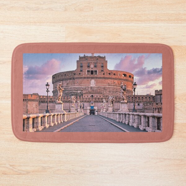 Item preview, Castel Sant'Angelo (Saint Angel Castle) in Rome (Roma), Italy. Historic monument with nobody at sunrise. designed and sold by Paolo Modena Photography    -   Fine Italian Art.