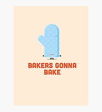 Character Building - Bakers gonna bake Photographic Print