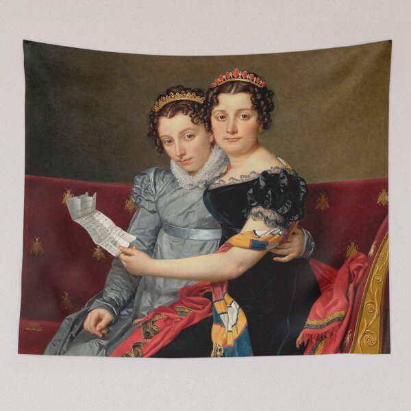 Item preview, Portrait of the Sisters Zénaïde and Charlotte Bonaparte designed and sold by brushandframes.