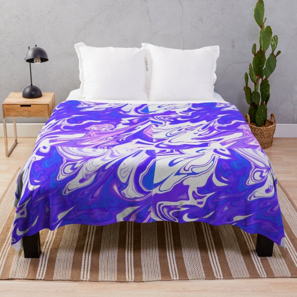 Item preview, Purple Blue Vaporwave Aesthetic Marble Design designed and sold by m-sketchbook.