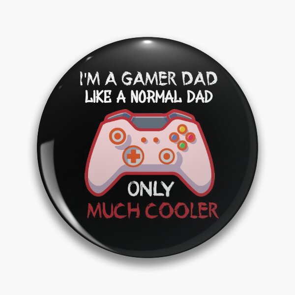 Item preview, I'm a gamer dad like a normal dad only much cooler - gaming designed and sold by Hannah  Pillic.