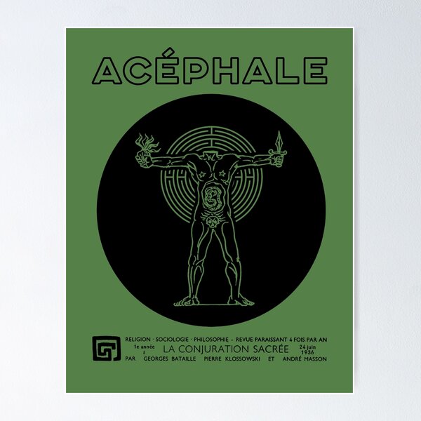 Item preview, Acephale Labyrinth (black) designed and sold by AcidHorizon.