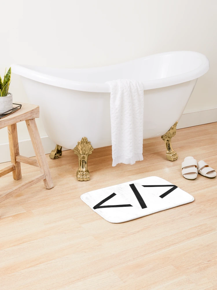 Thumbnail 2 of 6, Bath Mat, Programming code </> designed and sold by MoreArt15.