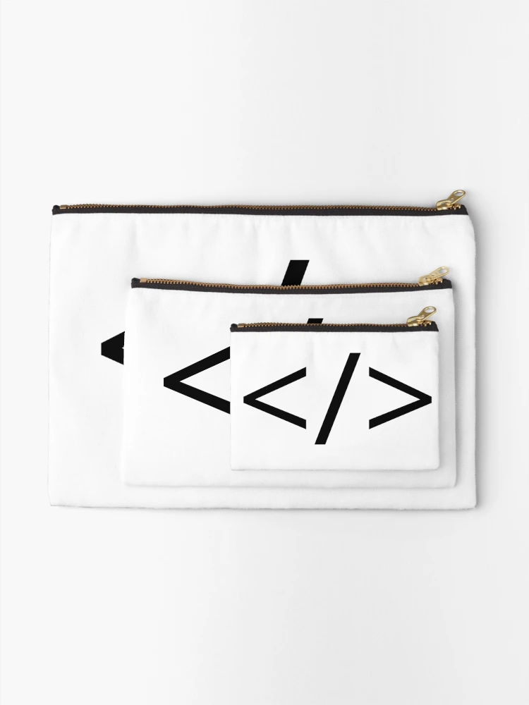 Thumbnail 2 of 4, Zipper Pouch, Programming code </> designed and sold by MoreArt15.