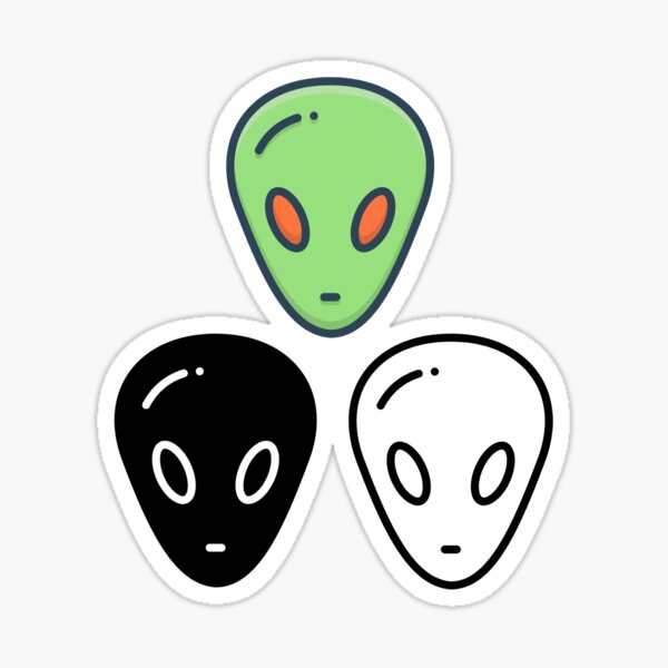 Alien stranger ovni Original Epic Gift Gift Idea For Birthday Mother's Father's Day For People Women Men boyfriend girlfriend friends besty Sticker
