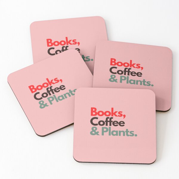 Item preview, Books, Coffee and Plants Are my Inner Peace and Salvation designed and sold by RareLoot19.