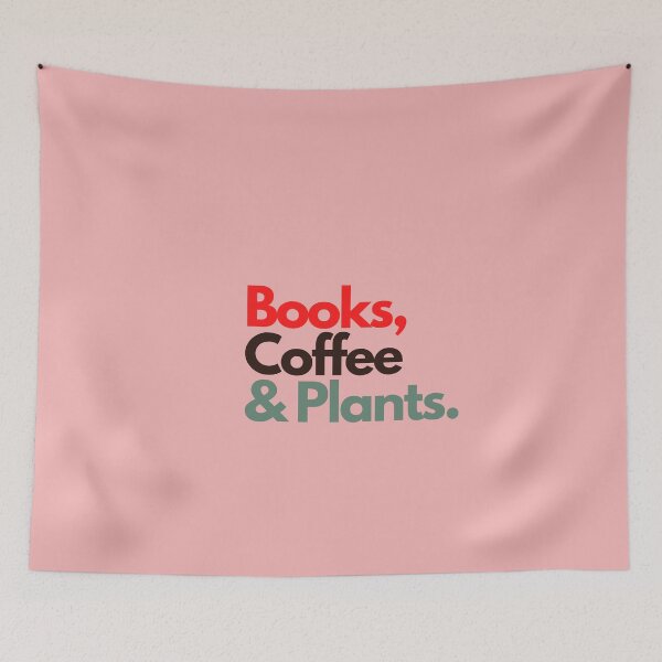 Item preview, Books, Coffee and Plants Are my Inner Peace and Salvation designed and sold by RareLoot19.