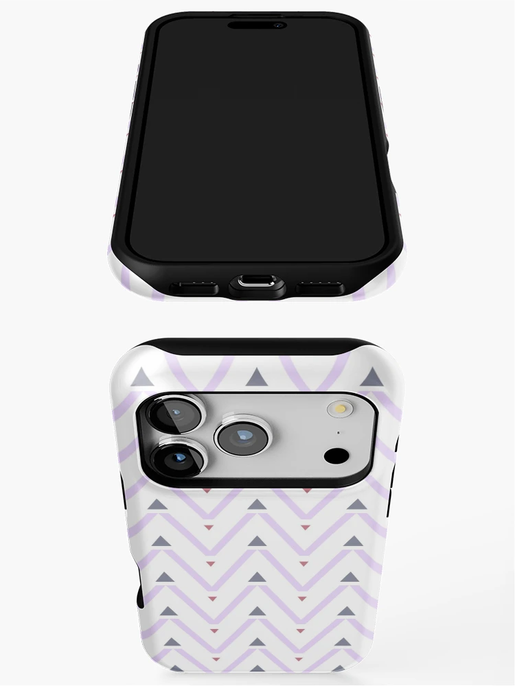Thumbnail 3 of 4, iPhone Case, Triangular Geometric Pattern designed and sold by Kdo-it.