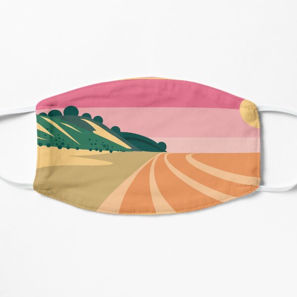 Indiana Dunes Beach Flat Mask