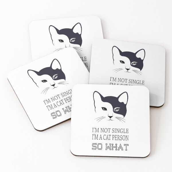Item preview, I'M A CAT PERSON , I'M NOT SINGLE BEST MOM designed and sold by magicos1.