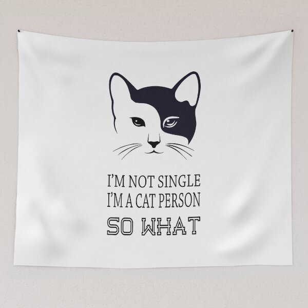 Item preview, I'M A CAT PERSON , I'M NOT SINGLE BEST MOM designed and sold by magicos1.