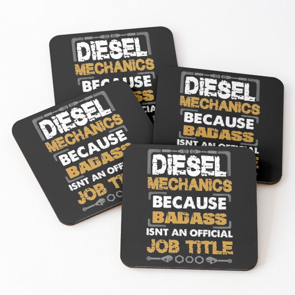 Item preview, Diesel Mechanics Because Badass Isn't An Official Job Title  designed and sold by Creativenetic.