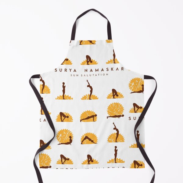 Item preview, Surya Namaskar Sun Salutation - 12 Powerful Yoga Poses  designed and sold by Ilustra  Ideia.