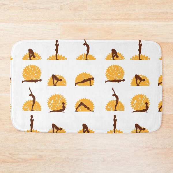 Item preview, Surya Namaskar Sun Salutation - 12 Powerful Yoga Poses  designed and sold by Ilustra  Ideia.