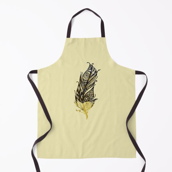 Item preview, brown gold abstract feather designed and sold by wiwiart.