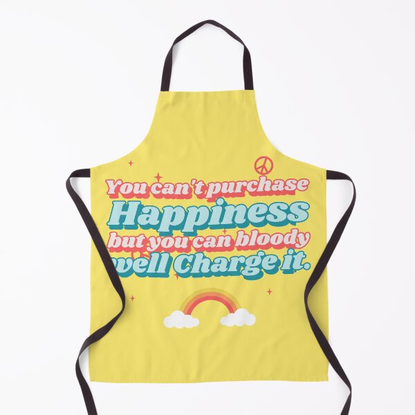 Item preview, Absolutely Fabulous Inspired Design | AbFab Quote | Absolutely Fabulous Darling | You Can't Purchase Happiness But You Can Bloody Well Charge It designed and sold by Ainbowz-Artwork.