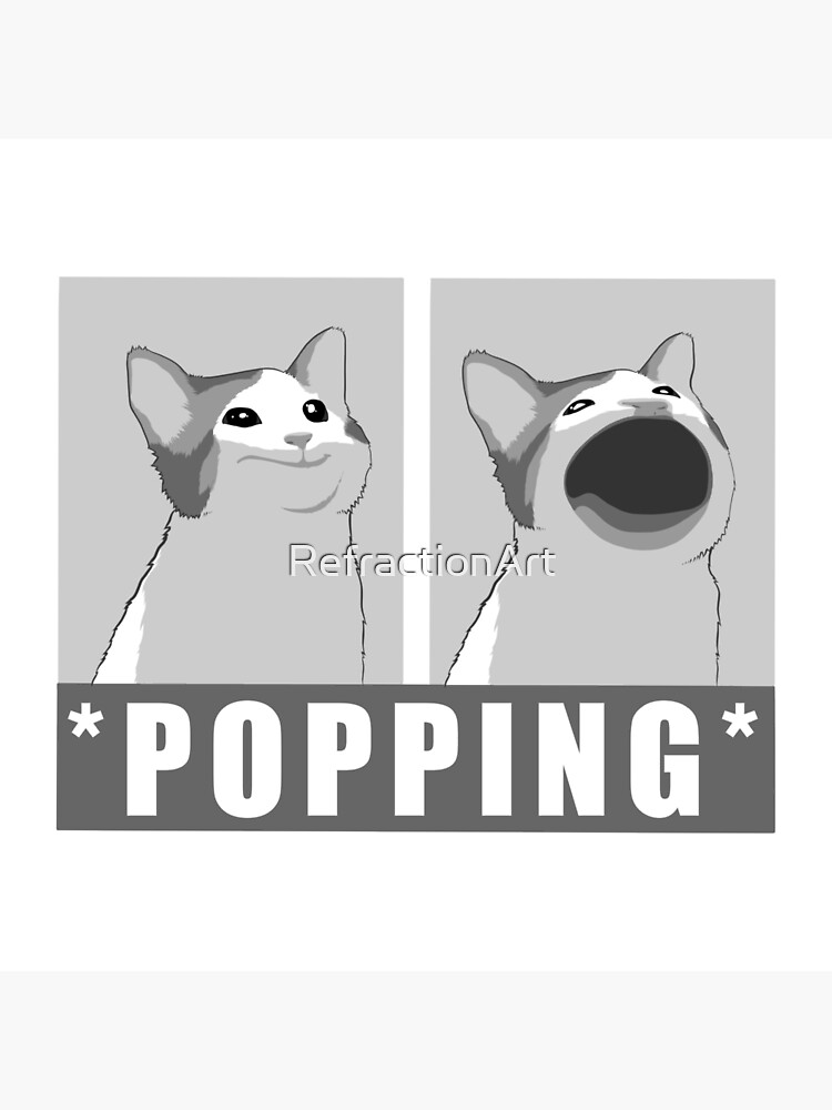 Pop Cat Meme Photographic Print for Sale by masoncarr2244