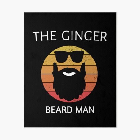 Aperçu de l'œuvre Ginger Beard Man Funny Redhead Irish Bearded Men, meilleure idée de cadeau de styles de barbe, cheveux foncés de barbe au gingembre, styles de barbe complète, moustache au crayon créée et vendue par Essakhi12.