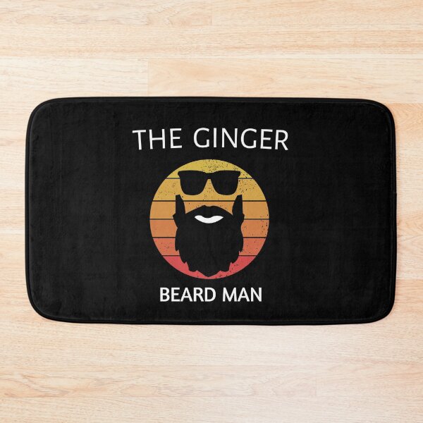 Item preview, Ginger Beard Man Funny Redhead Irish Bearded Men,Best Beard Styles gift idea,Ginger beard dark hair,Full beard styles,Pencil mustache designed and sold by Essakhi12.