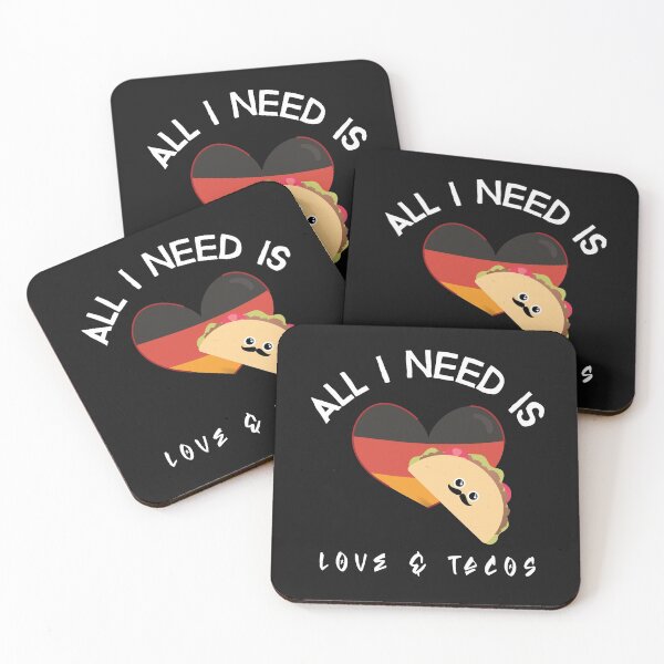 Item preview, All I Need Is Love and Tacos Valentine Tshirt  designed and sold by DiscGolfTees.