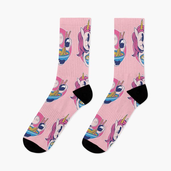 Artikelvorschau, Rosa Happy Unicorn Ramen-Nudeln entworfen und verkauft von MadMando.