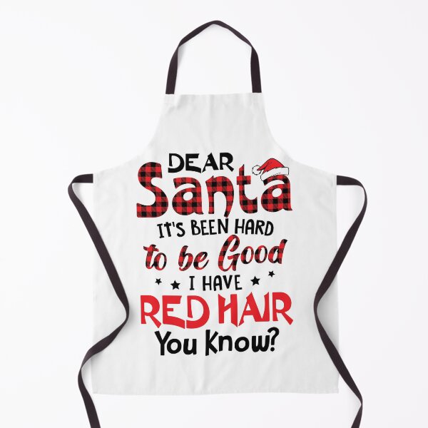 Artikelvorschau, LIEBE SANTA, ES WAR SCHWER, GUT ZU SEIN - ich habe ROTES HAAR entworfen und verkauft von Alexanderhishop.
