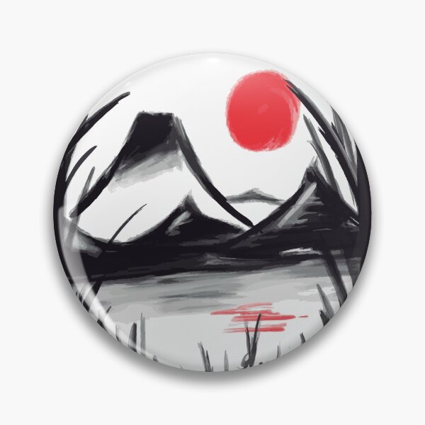 Item preview, Yin Yang Zen Landscape designed and sold by LRCollections.