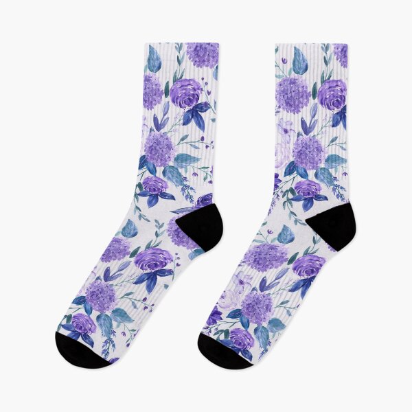 Item preview, Blue Violet Flowers Pattern designed and sold by sasijaya.