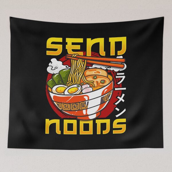 Item preview, Funny Send Noods Anime Gamer Pho Ramen Noodle Pun designed and sold by perfectpresents.