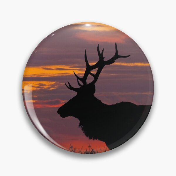 Item preview, Bull Tule Elk Silhouetted at Sunset designed and sold by Jeff Goulden Photography.