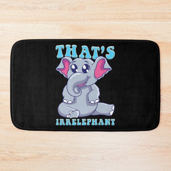 Item preview, Cute & Funny That's Irrelephant Baby Elephant Pun designed and sold by perfectpresents.