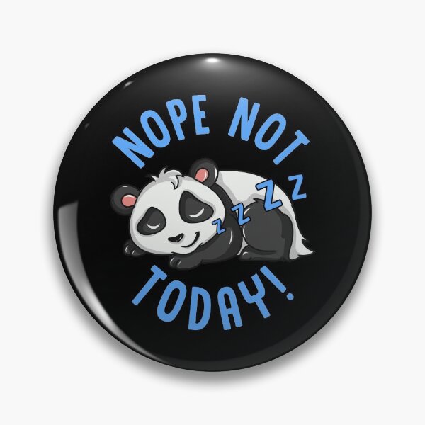 Item preview, Cute & Funny Nope Not Today Lazy Napping Panda designed and sold by perfectpresents.
