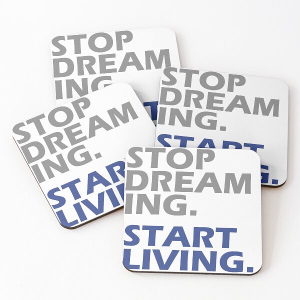 Item preview, Stop Dreaming Start Living -Motivational,Motivation quotes designed and sold by Uday24.