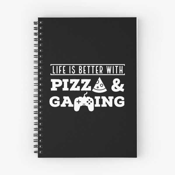 Item preview, Life Is Better with Pizza and Gaming designed and sold by AnyKitty.