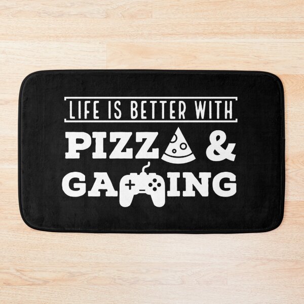 Item preview, Life Is Better with Pizza and Gaming designed and sold by AnyKitty.