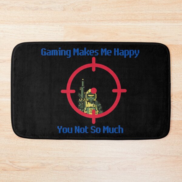 Item preview, Gaming makes me happy, you not so much - Headshot!! - Funny Text designed and sold by DrawingBoard.
