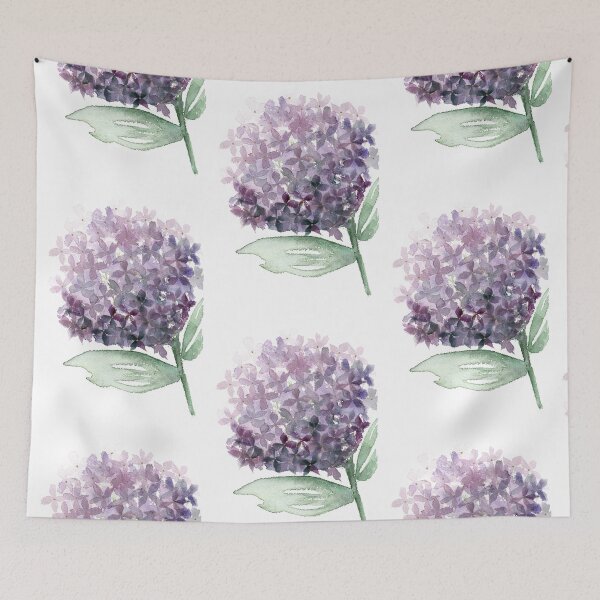 Item preview, Hydrangea in Purple designed and sold by agapedesign.