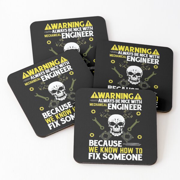 Item preview, Warning Always Be Nice With Mechanical Engineer Because We Know How To Fix Someone designed and sold by Creativenetic.