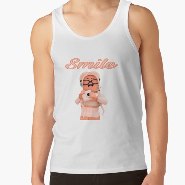 Roblox Smile Tank Tops Redbubble - roblox suit cream with blue tie