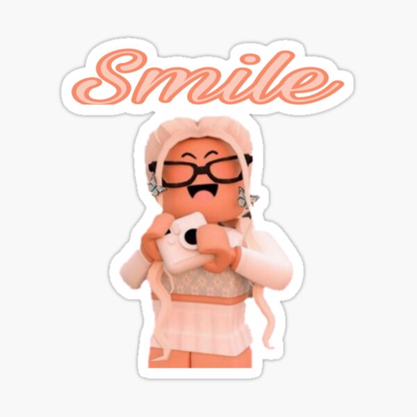 woman face roblox  Sticker for Sale by Agankunje