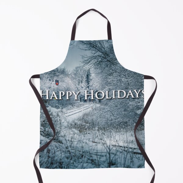 Item preview, Happy Holidays Snow Tracks designed and sold by Robert Alsop.