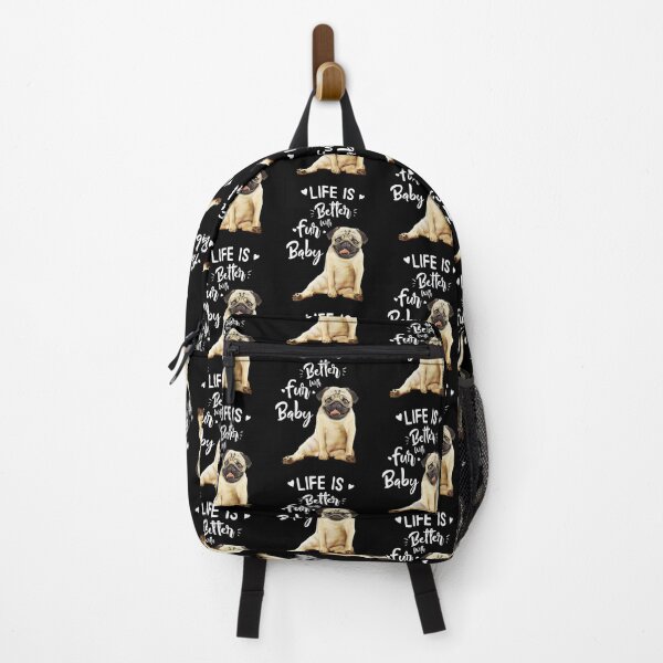 Item preview, Pug lovers, Life is better with fur baby designed and sold by Collagedream.